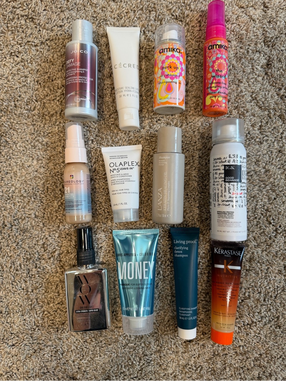 Travel Size Hair Product Bundle